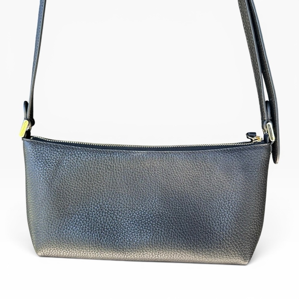 kate spade Lenox Mini Crossbody Bag Purse Black + Gold Hardware, New without Tag - Picture 4 of 11